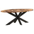 Rustika Rowe -  Dining Table Oval 200x100x75cm Acacia Wood with Sheesham Finish